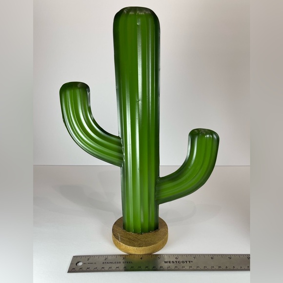 Metal cactus decorative accents, set of 4 - Picture 9 of 13